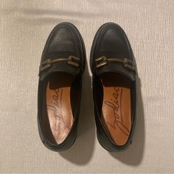 Zodiac Gemma Block Heel Leather Loafers - Picture 4 of 4